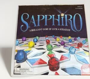 Sapphiro by MindWare Strategy Luck Jewels Board Game 2016 (Complete)